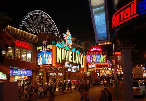 niagara falls strip|main street in niagara falls.